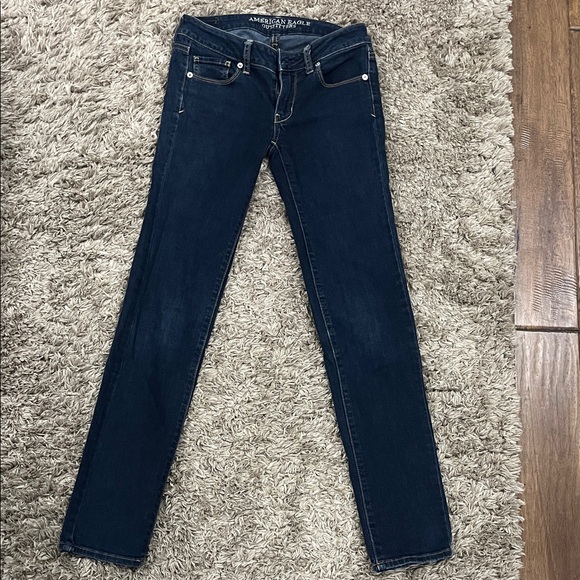 American Eagle Outfitters Denim - American Eagle Outfitters Women's Dark Blue Skinny Jeans